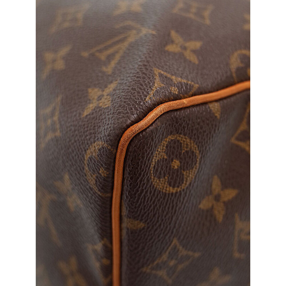 Louis Vuitton Monogram Leather Brown Speedy Boston Bag - Picture 9 of 9